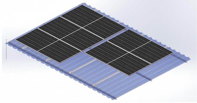 Hvordan monterer man et solpanel på taget?