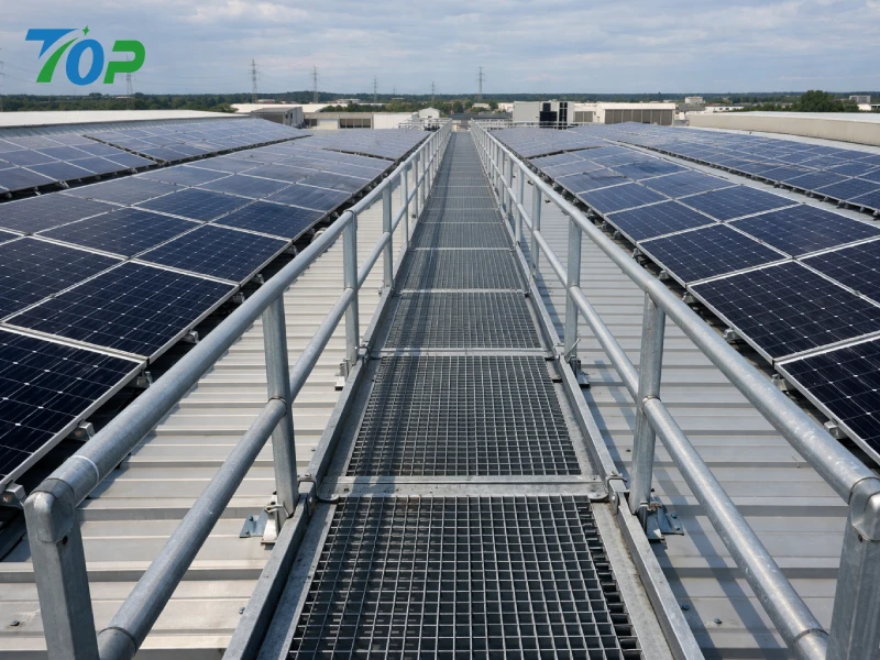 Betydningen af ​​solcellegangsystemer i kommerciel og industriel tagsikkerhed