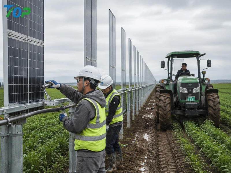 Hvordan lodrette solsystemer reducerer landbrugets kulstoffodaftryk