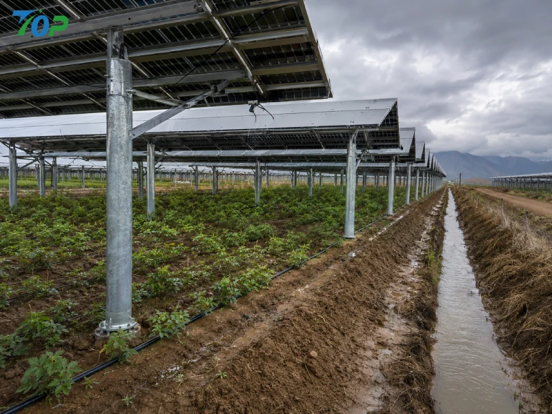 Landbrugssolarmonteringssystemer og deres indvirkning på jordfugtigheden: Teknisk indsigt for agrovoltaiske projekter