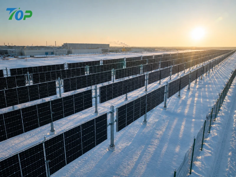 Lodret solenergi i snedækkede områder: Tekniske fordele ved vertikale PV-systemer under vinterforhold