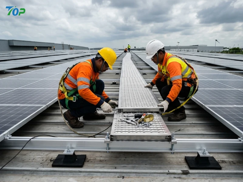 Industriel vedligeholdelsesgange til fabrikstage: Overholdelsesstandarder, strukturel sikkerhed og solcellekompatibel EPC-designguide