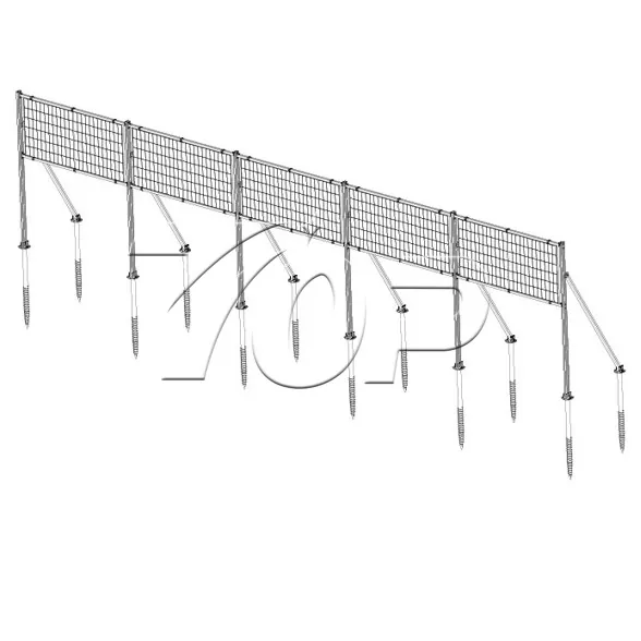 Bifacial Agri Panel Lodret Solar Bracket System
