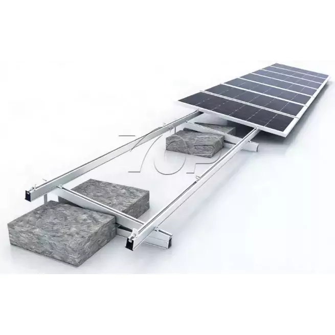 Fladt tag Beton Solar Ballast Monteringsstativ
