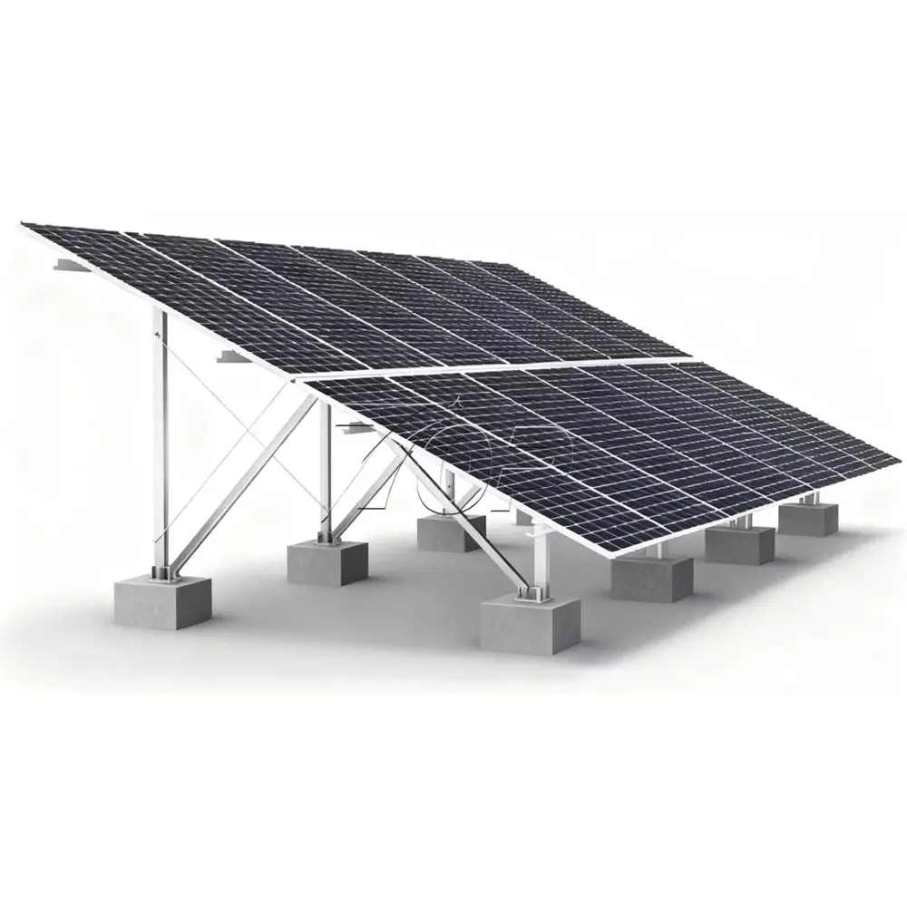 Solar monteringsreol på jorden