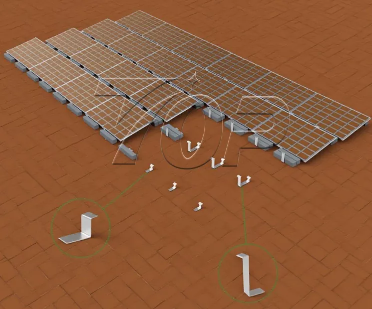 Ballast Flat Roof Solar Mounting System