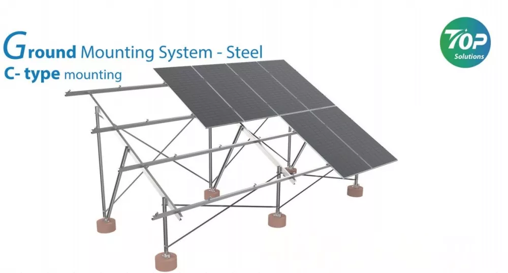 Solar Panel Ground Mount Rack