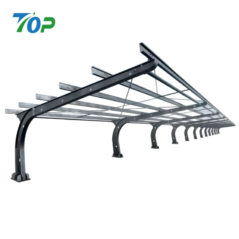 Uregelmæssig stål solar carport