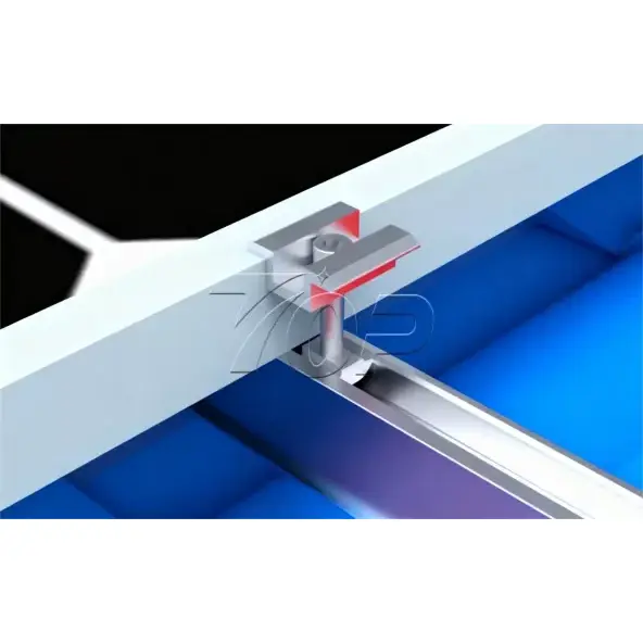 PV aluminium mellemklemmer