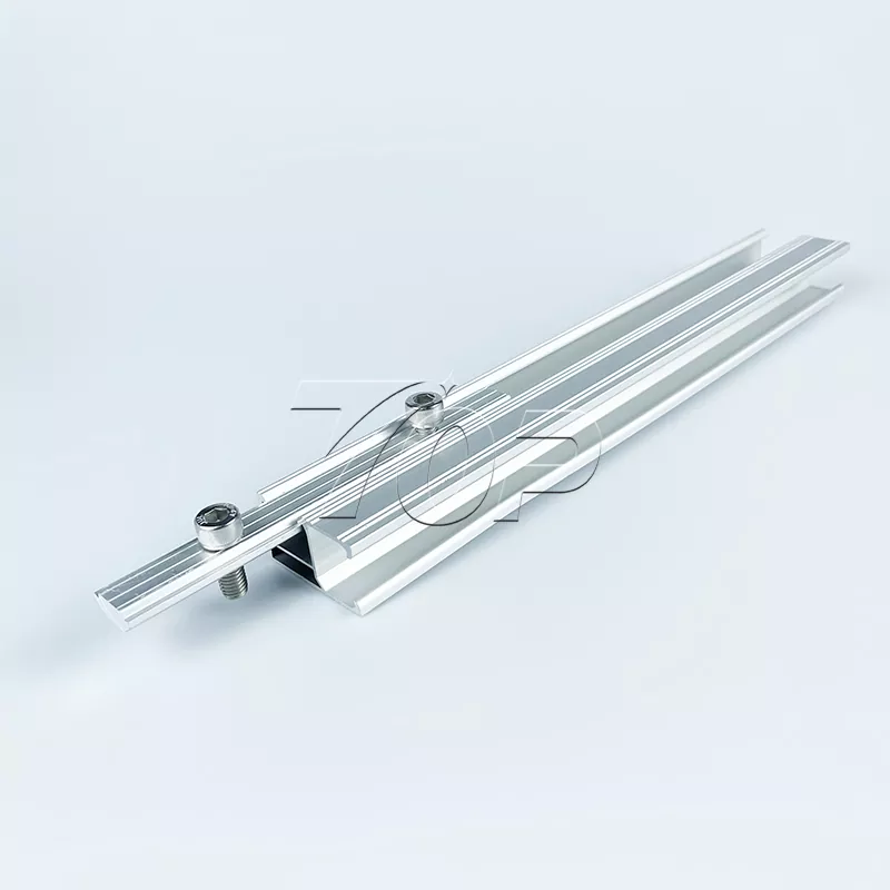 Aluminiumsskinner til solpaneler