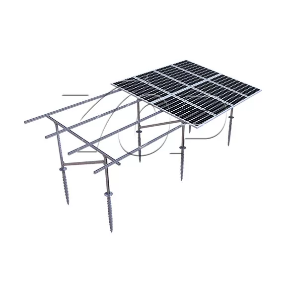 Solpaneler på jorden