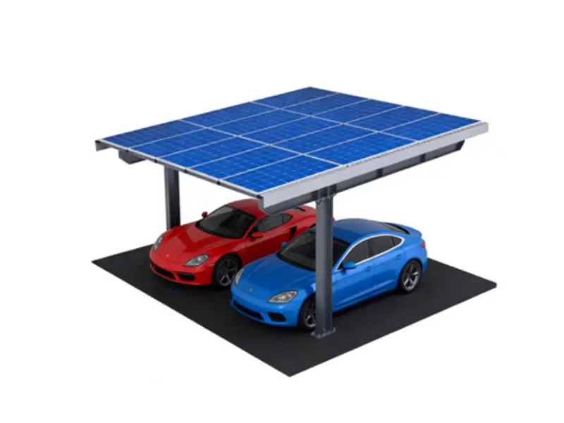Solar stål carport strukturer