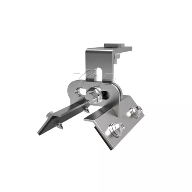 Justerbare trapezformede metaltagsolklemmer