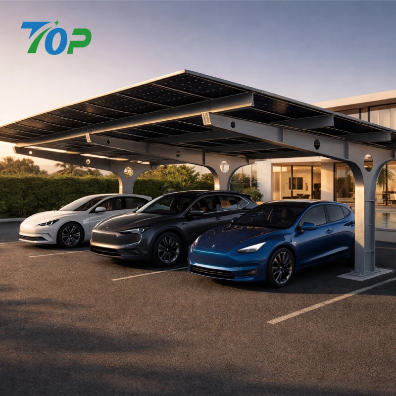 Nøglefærdig Solar Carport Solution Kit